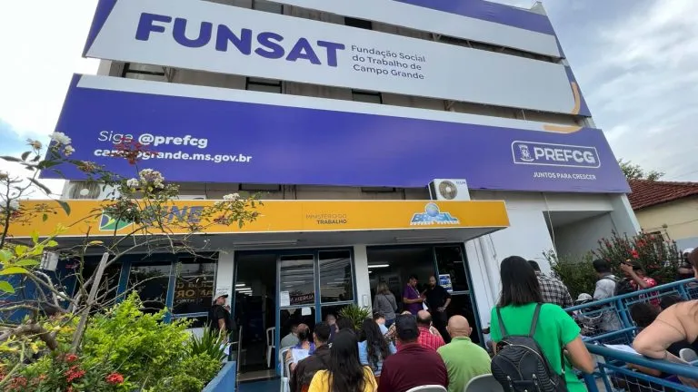 Funsat oferece 661 vagas de emprego em Campo Grande nesta quarta-feira (28).